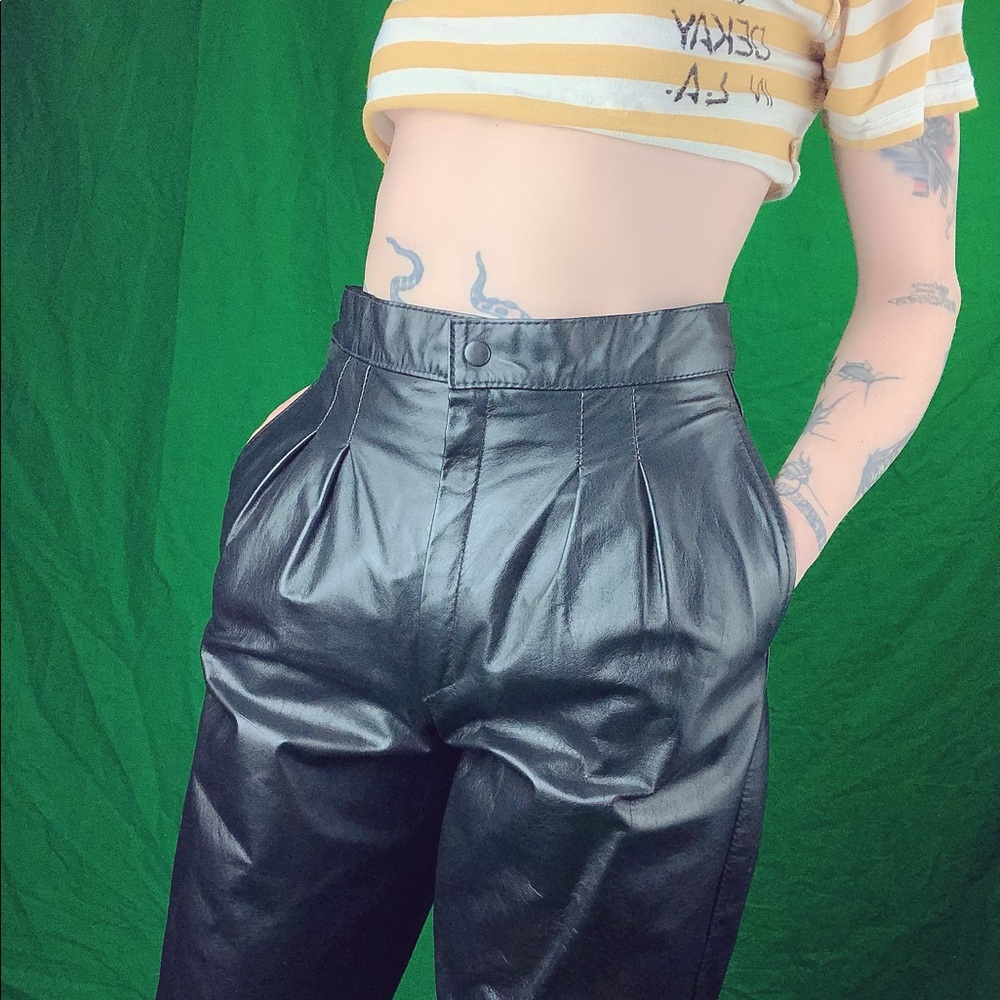 “ Comint “ brand -Made in Argentina- leather pants